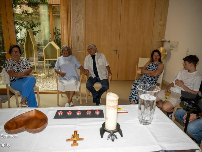 Elisabeth und Bruno Moriggl bei ihrer goldenen Hochzeit im Hospizhaus