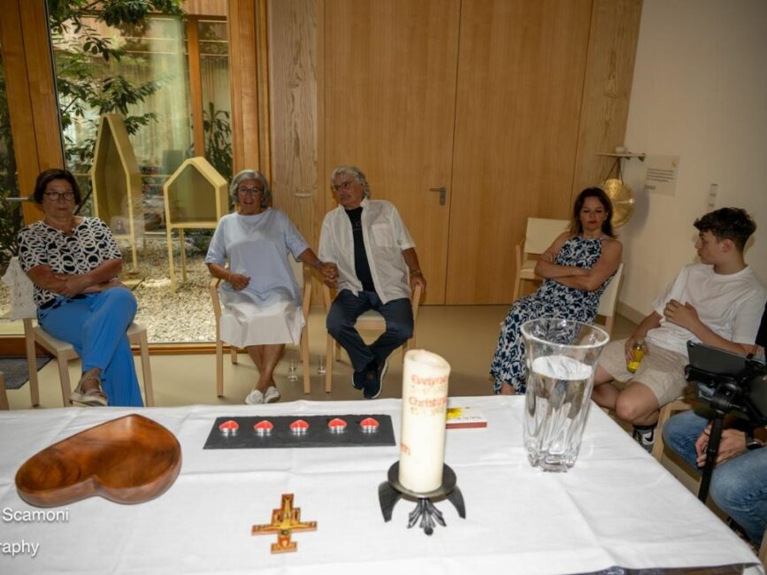 Elisabeth und Bruno Moriggl bei ihrer goldenen Hochzeit im Hospizhaus