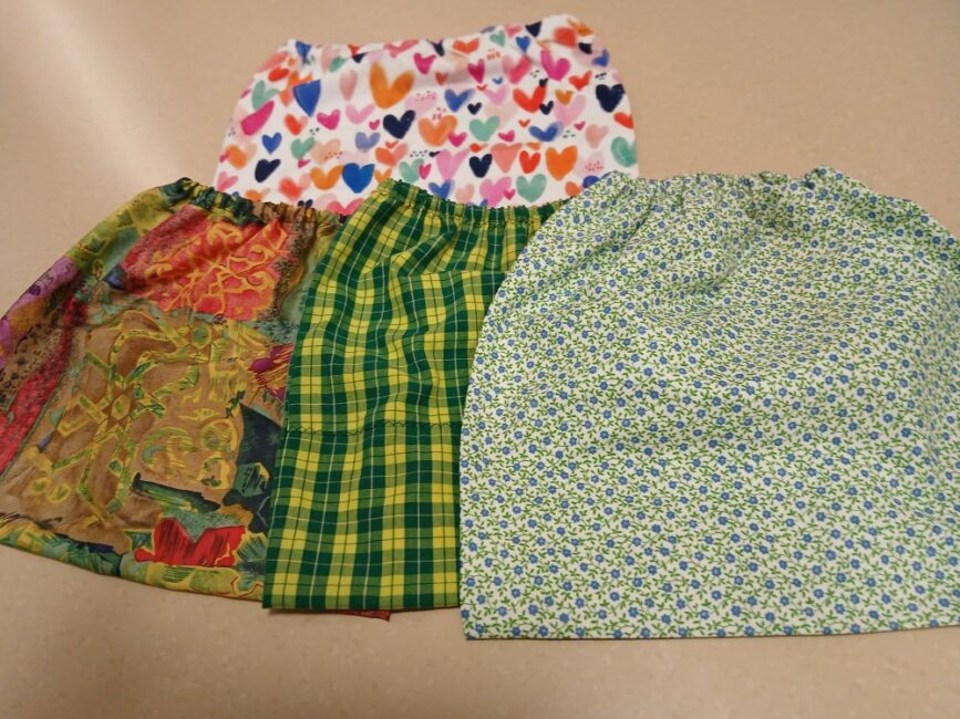 Gehäckelte Säckchen