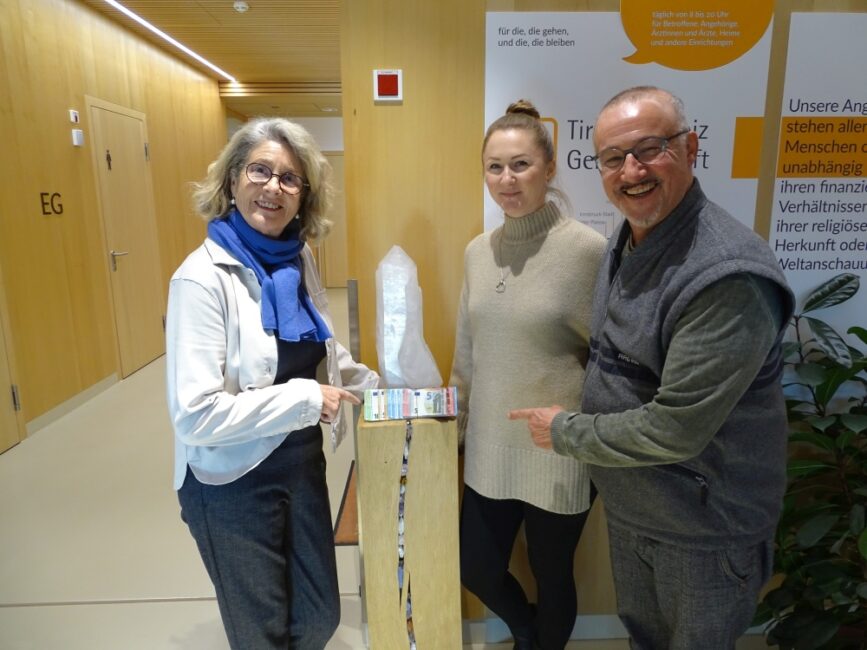 Scheckübergabe Klaus Ploner