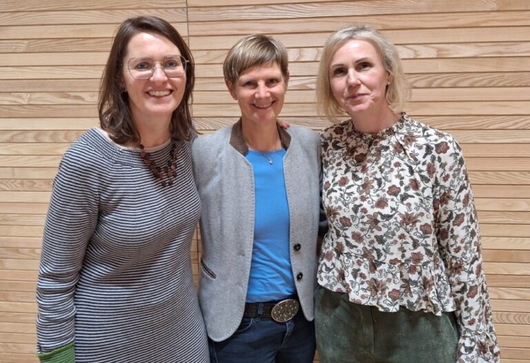 Marlen Resinger, Angelika Heim und Christine Ganeider