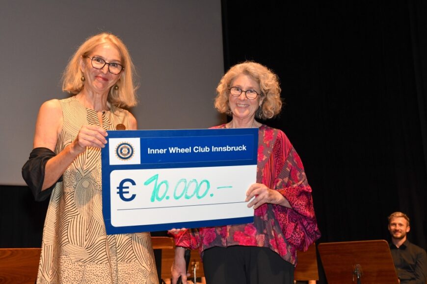 Scheckübergabe Inner Wheel Club